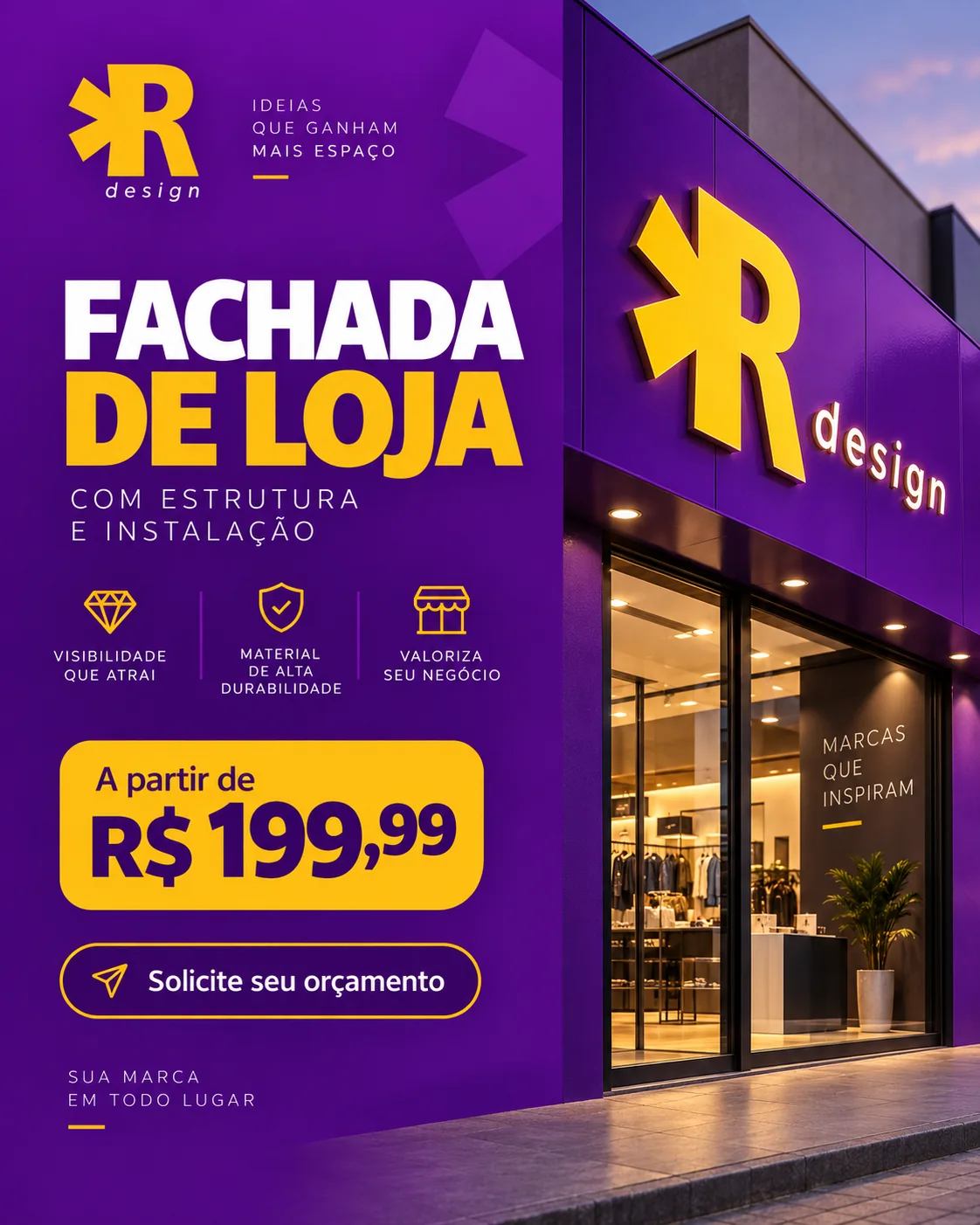 Fachada de loja